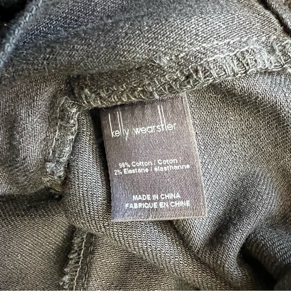 Kelly Wearstler Silver | Black  Metallic Jeans Pants Size 2 - Picture 7 of 14